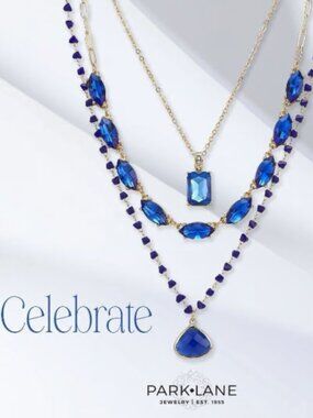 Park Lane "Celebrate" 3-in-1 Tennis Necklace